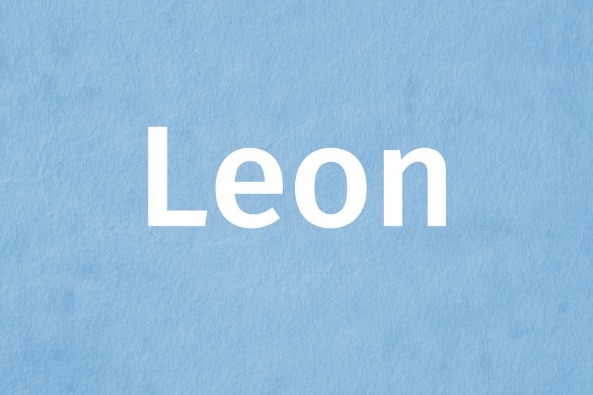 Vorname Leon