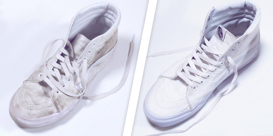 Weiße Schuhe sauber machen: Die 5 besten Möglichkeiten