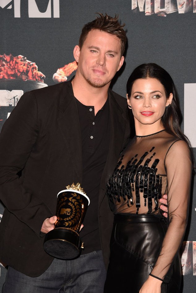 Channing Tatum und Jenna Dewan-Tatum bei den MTV Movie Awards 2014 Channing Tatum und Jenna Dewan-Tatum bei den MTV Movie Awards 2014