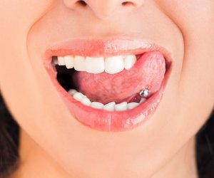 Frisches Zungenpiercing: Was essen?