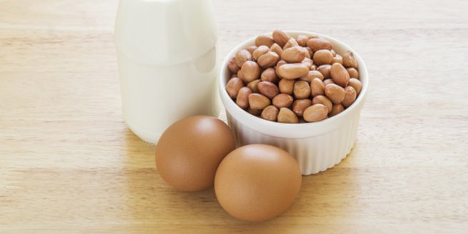 Nahrungsmittelallergie: Milch, Eier, Nüsse Nahrungsmittelallergie: Milch, Eier, Nüsse