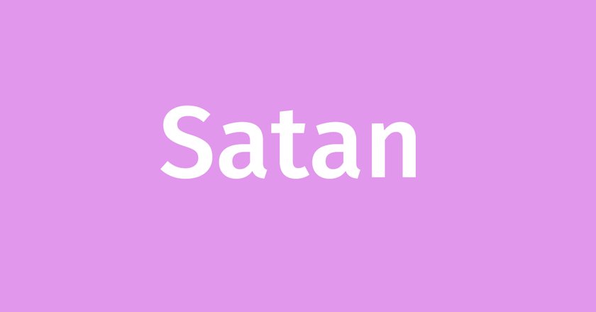 Satan Name