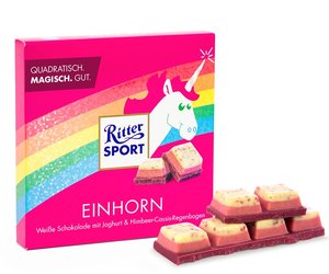 Ritter Sport: Einhorn-Schokolade für 20 Euro?!