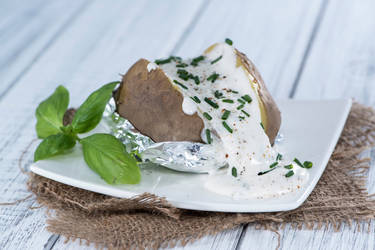 Ofenkartoffeln mit Quark Ofenkartoffeln mit Quark