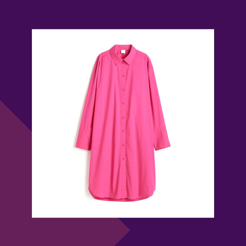 Pinkes Blusenkleid H&M