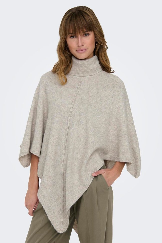 JDY Roll Neck Poncho