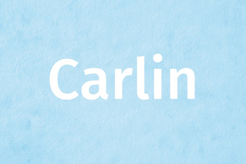 Name Carlin