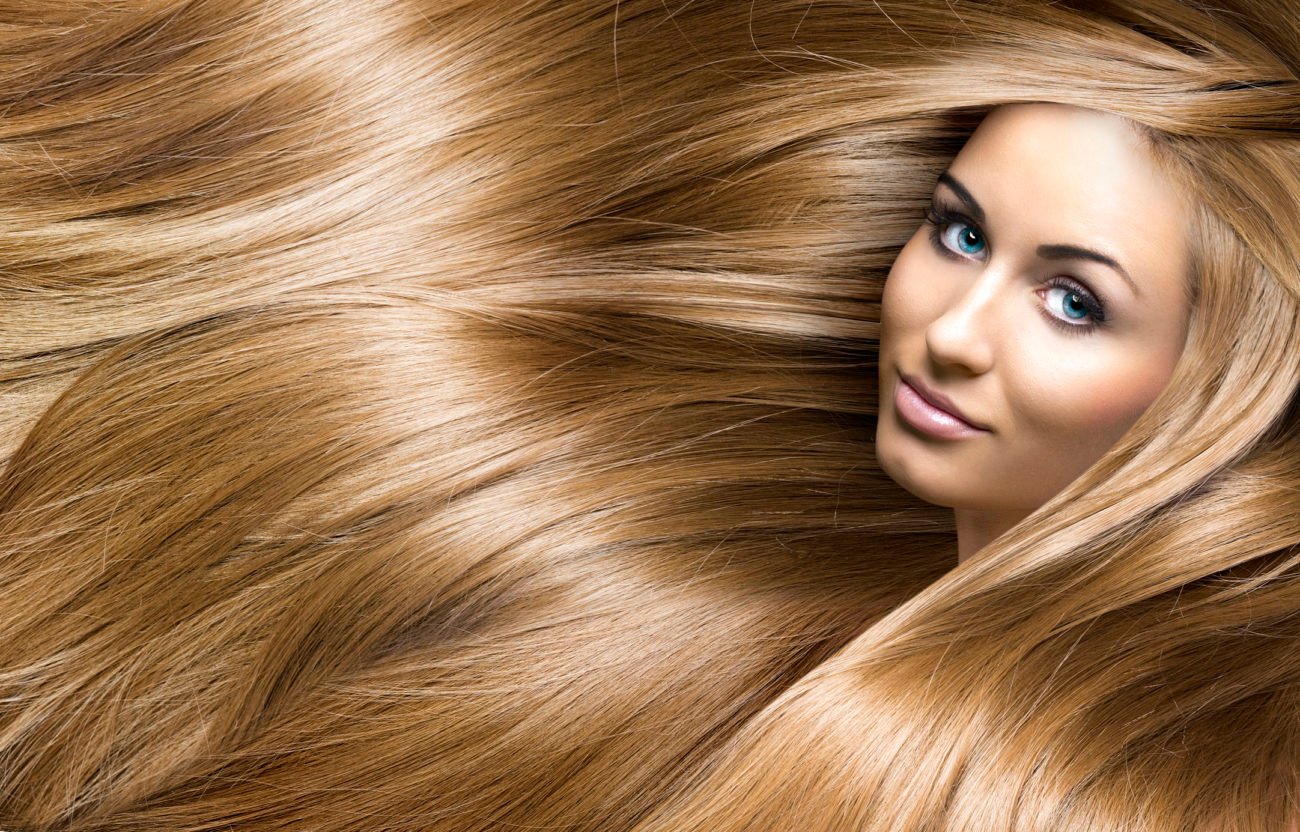 Glänzende Haare Glänzende Haare