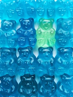 Blaue Gummibärchen Blaue Gummibärchen