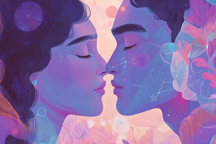 Illustration eines Paares