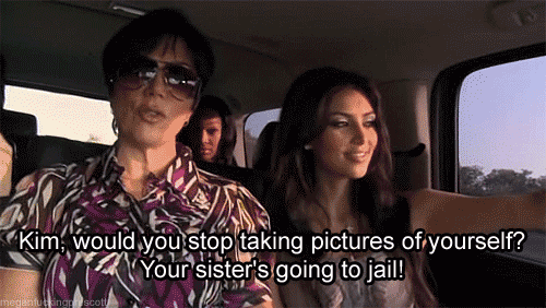 Kim Kardashian Phubbing Kim Kardashian Phubbing