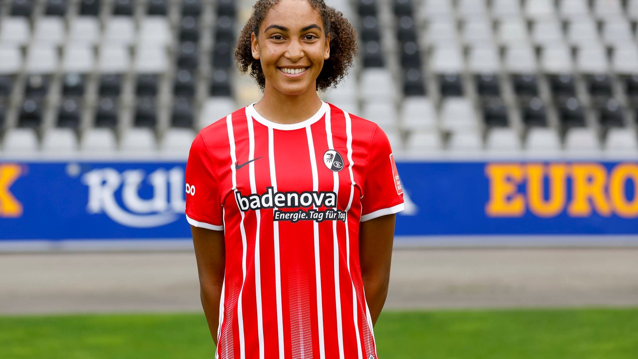 Cora Zicai, hier noch im Trikot des SC Freiburg.