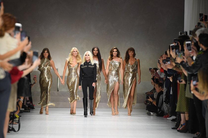 Versace Runway Milan Italy