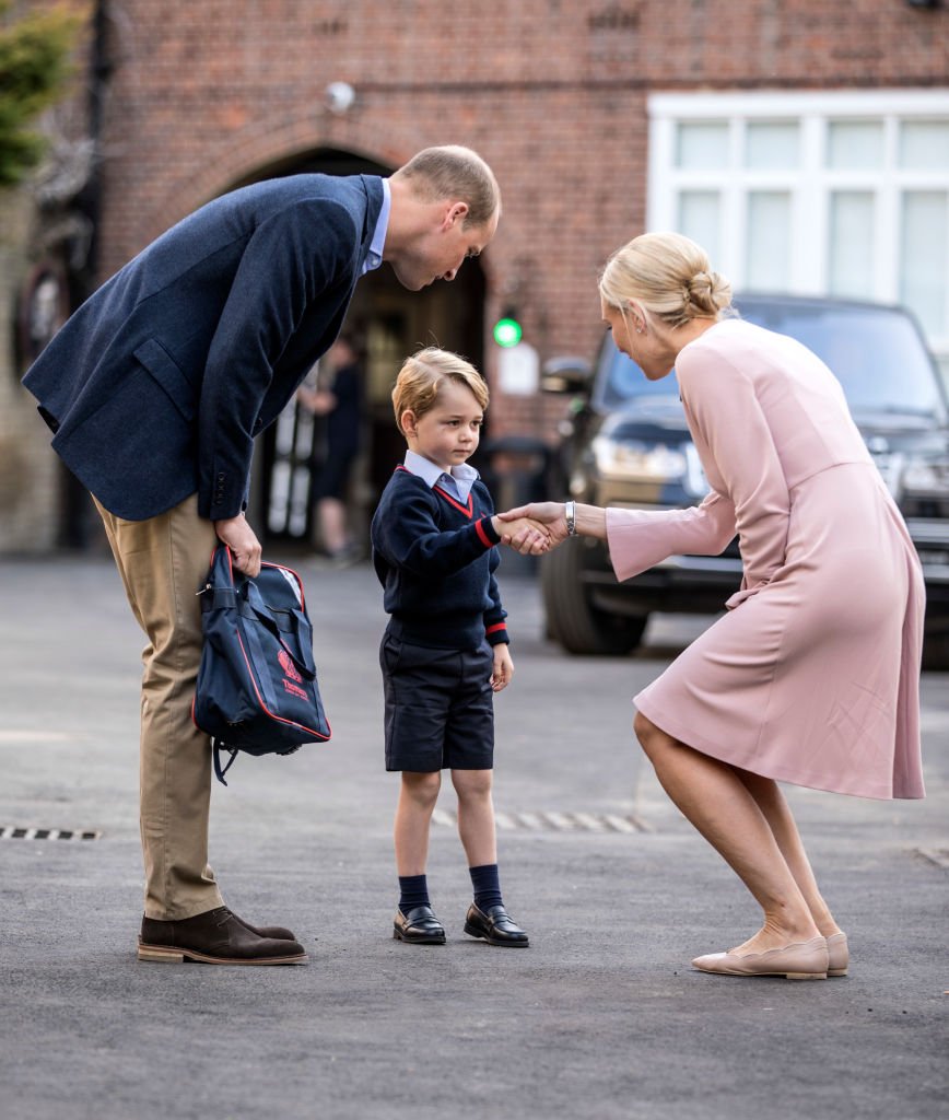 Prinz George erster Schultag Prinz George erster Schultag