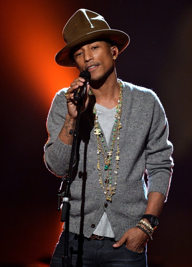 Pharrell Williams bei den Grammys Pharrell Williams bei den Grammys