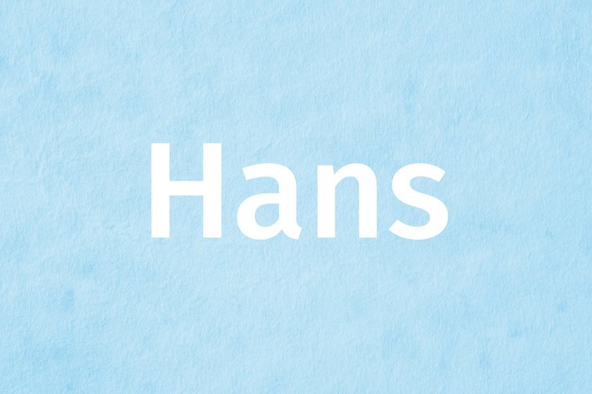 #7 Hans