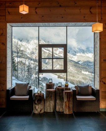 Wellnessbereich Innen Forsthofalm