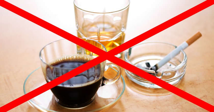 Tipps gegen Schwitzen Kein Kaffee Alkohol Zigaretten