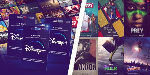 3 Monate Disney+ gratis: Wir verlosen 5 Abo-Gutscheinkarten!