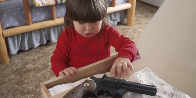 Waffenbesitz in Haushalten mit Kindern?
