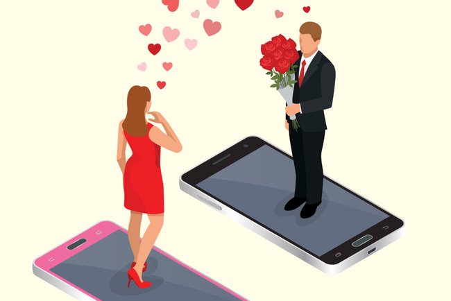 Flirten über Handy