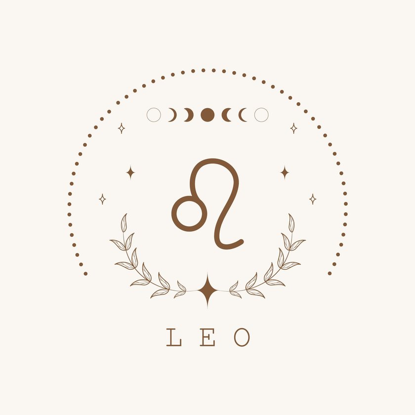 Löwe-Sternzeichen als Symbol