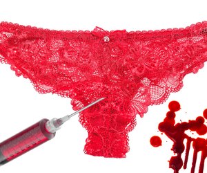 Vampir-Vagina! Frauen spritzen Blut in Klitoris