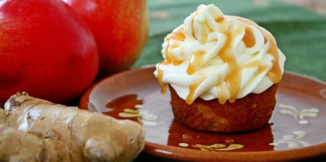 Einfach und einfach lecker: Kikis Ingwer Birnen Cupcakes Einfach und einfach lecker: Kikis Ingwer Birnen Cupcakes