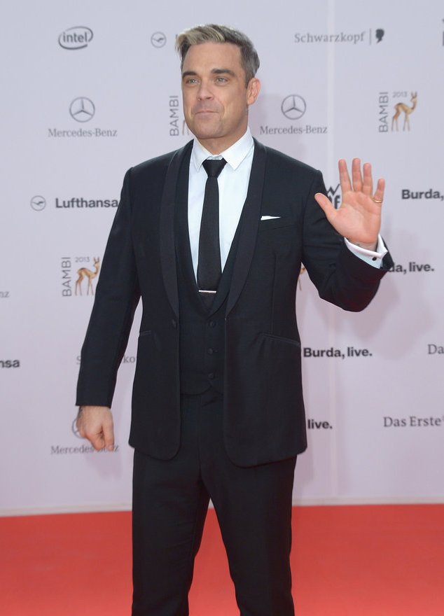 Robbie Williams auf dem roten Teppich Robbie Williams auf dem roten Teppich