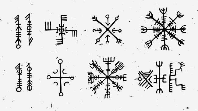 Wikinger-Symbole