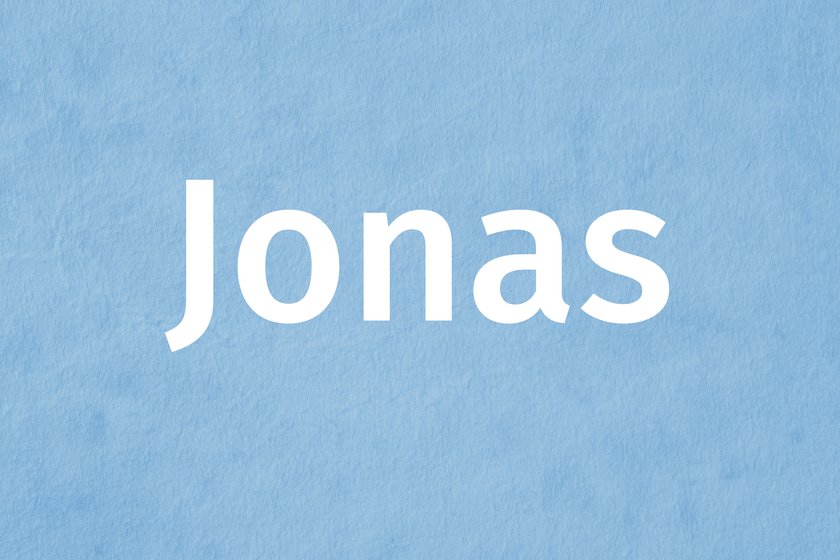 Jungenname 5 Buchstaben Jonas