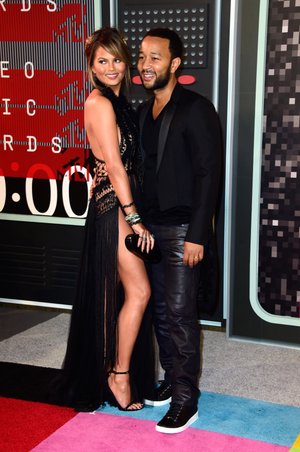 LOS ANGELES, CA - AUGUST 30: Model Chrissy Teigen (L) and recording artist John Legend attend the 2015 MTV Video Music Awards at Microsoft Theater on August 30, 2015 in Los Angeles, California. (Photo by Frazer Harrison/Getty Images) LOS ANGELES, CA - AUGUST 30: Model Chrissy Teigen (L) and recording artist John Legend attend the 2015 MTV Video Music Awards at Microsoft Theater on August 30, 2015 in Los Angeles, California. (Photo by Frazer Harrison/Getty Images)