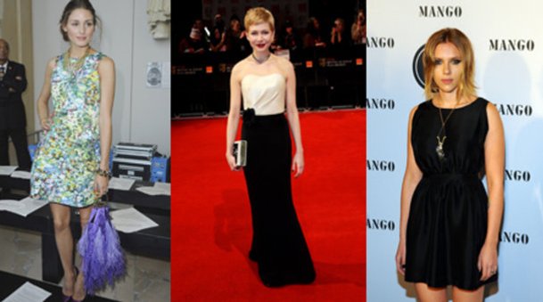 Olivia Palermo, Michelle Williams und Scarlett Johansson Olivia Palermo, Michelle Williams und Scarlett Johansson