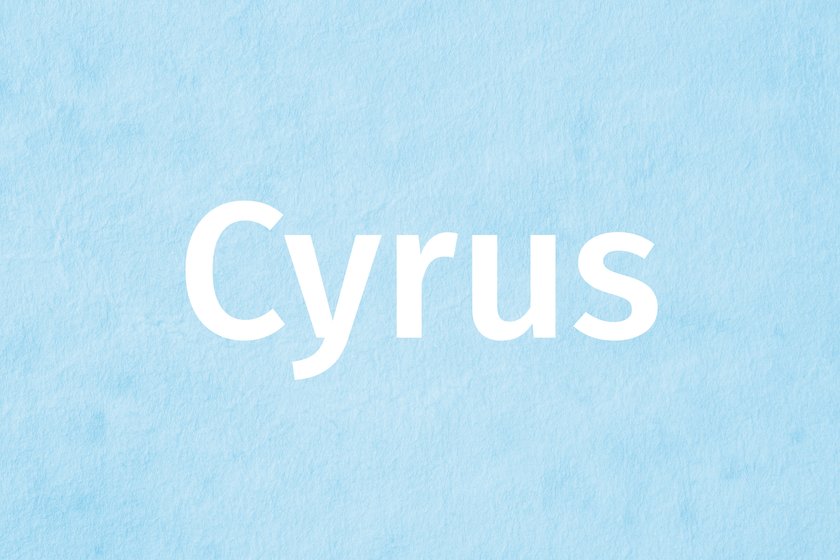 Name Cyrus