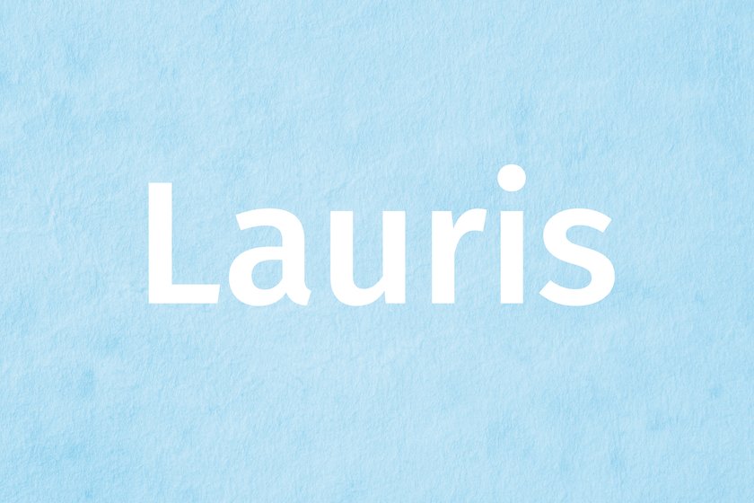Name Lauris