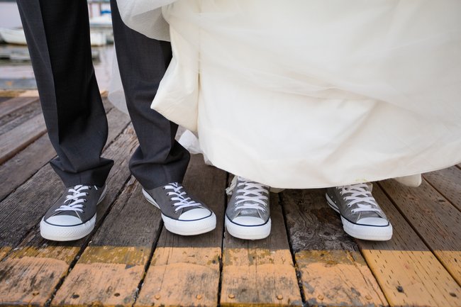 Auch bei der Schuhauswahl muss man sich nihct an Regeln halten- Wie wär's mal mit Partnerlook?