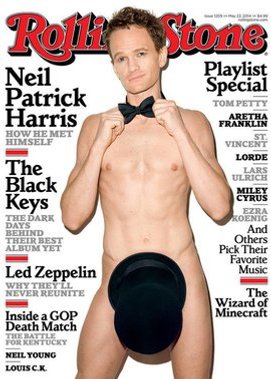 Neil Patrick Harris auf dem Rolling Stone Neil Patrick Harris auf dem Rolling Stone