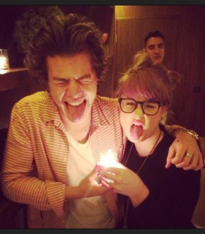 Harry Styles und Kelly Osbourne feierten Alexa Chung Harry Styles und Kelly Osbourne feierten Alexa Chung