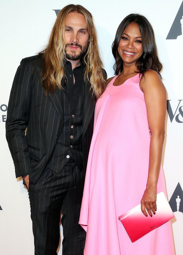 Zoe Saldana mit ihrem Mann Marco Perego Zoe Saldana mit ihrem Mann Marco Perego
