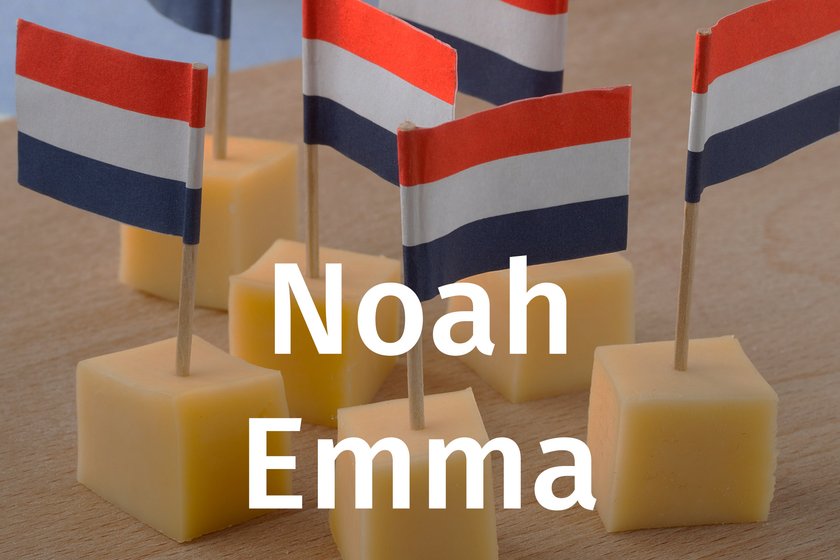 Top-Vornamen in den Niederlanden