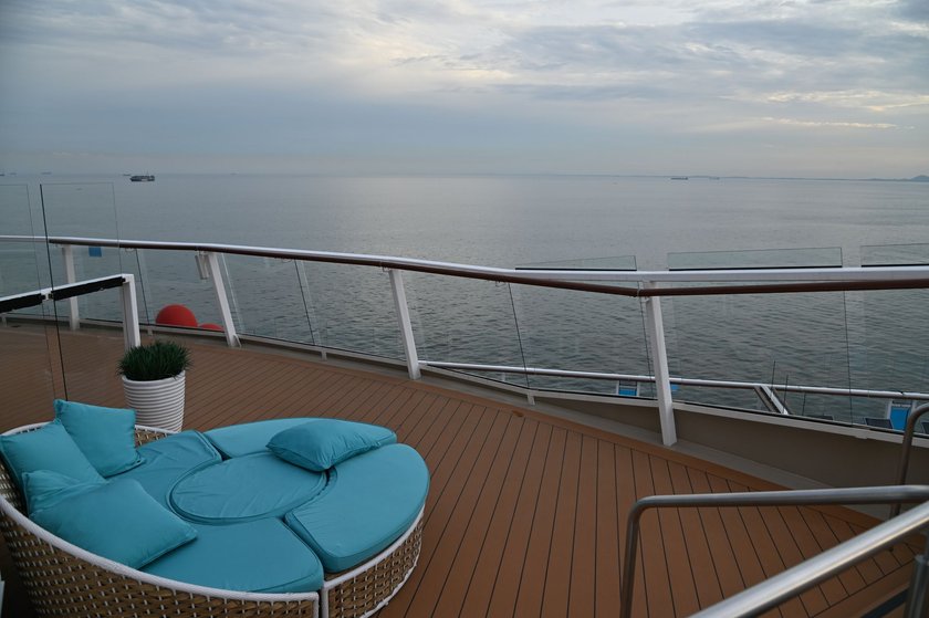 Lounge Sessel auf Kreuzfahrtschiff