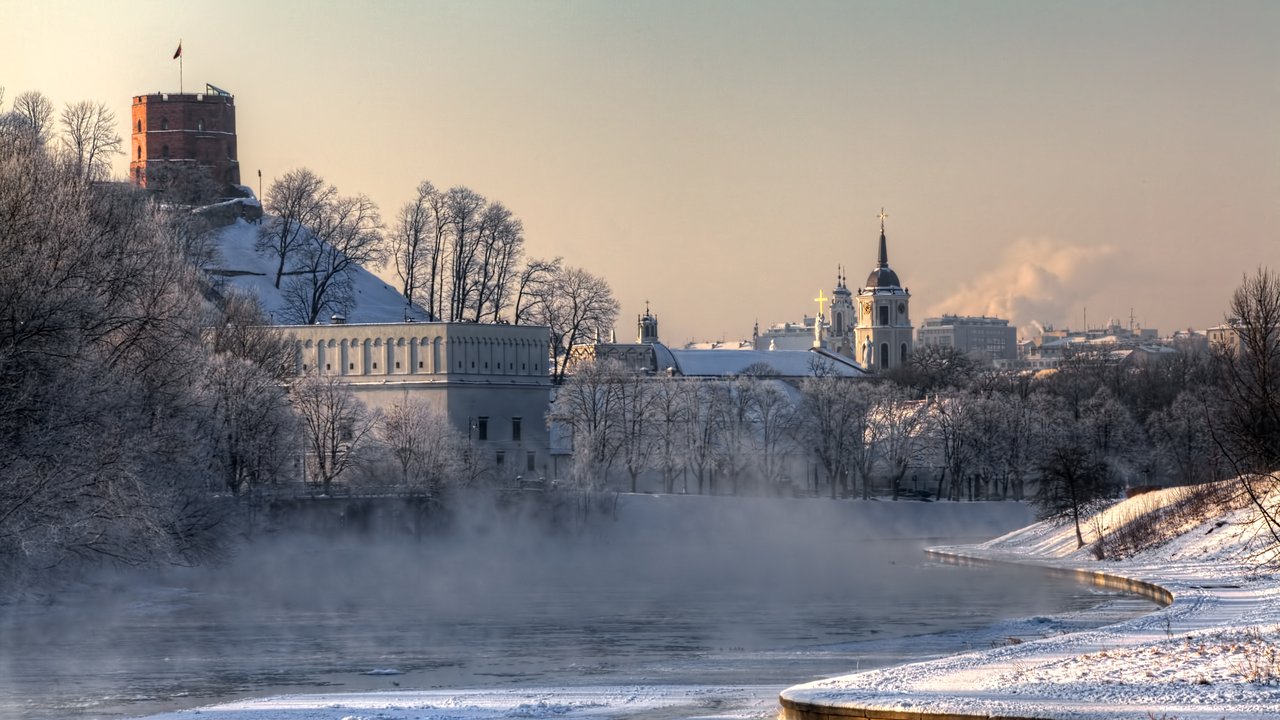 Winterzeit in Vilnius