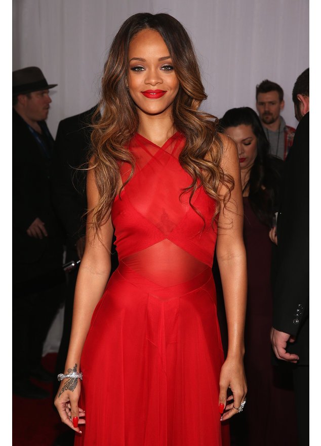 Rihanna auf dem roten Teppich Rihanna auf dem roten Teppich
