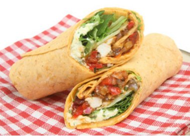 Leckerer Chicken Wrap mit Curry Leckerer Chicken Wrap mit Curry