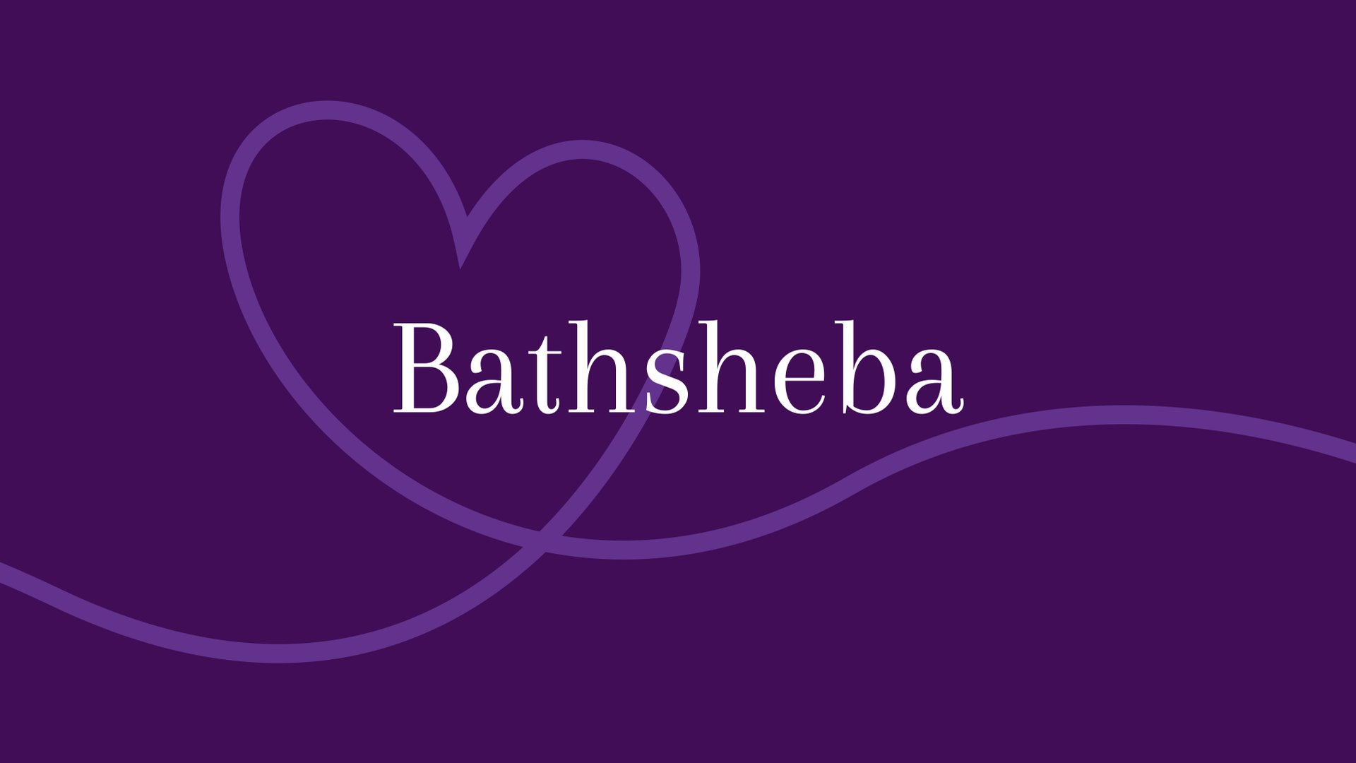 Bathsheba Herkunft und Bedeutung des Vornamens