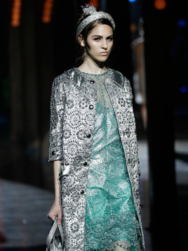 Model bei Marc Jacobs. Model bei Marc Jacobs.
