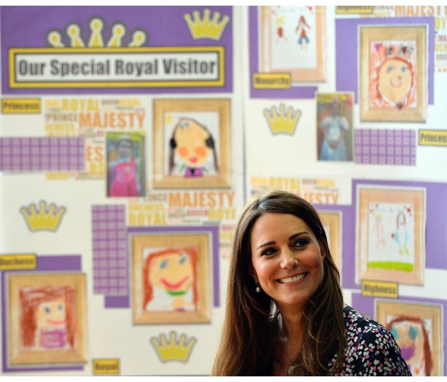Kate Middleton strahlt Kate Middleton strahlt