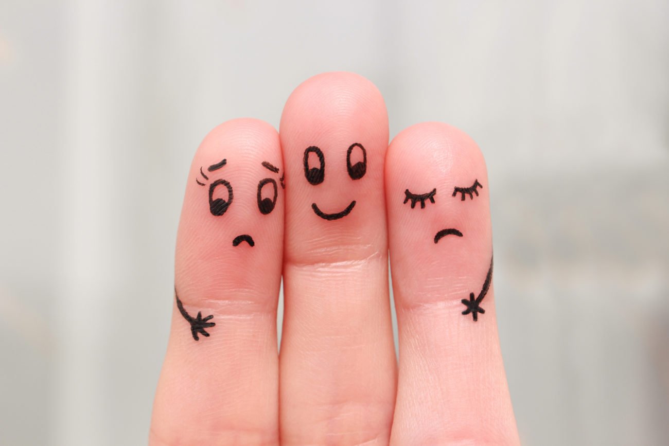 Finger in einer Dreiecksbeziehung Finger in einer Dreiecksbeziehung