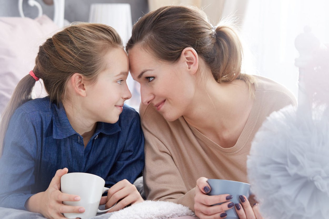 Mutter Tochter Bett Mutter Tochter Bett