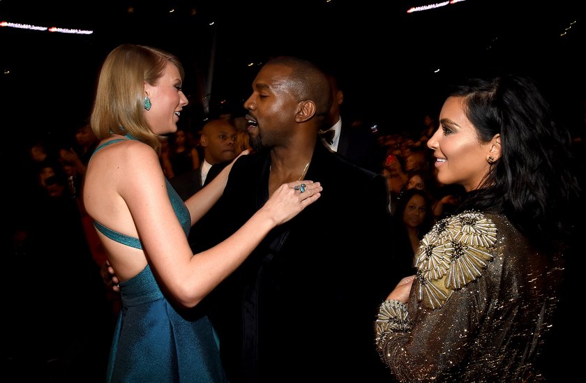 Taylor Swift, Kanye West und Kim Kardashian